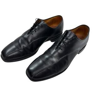 Allen Edmonds Saxon Black Leather Lace Up Bicycle Toe Oxford Men’s Size 11D